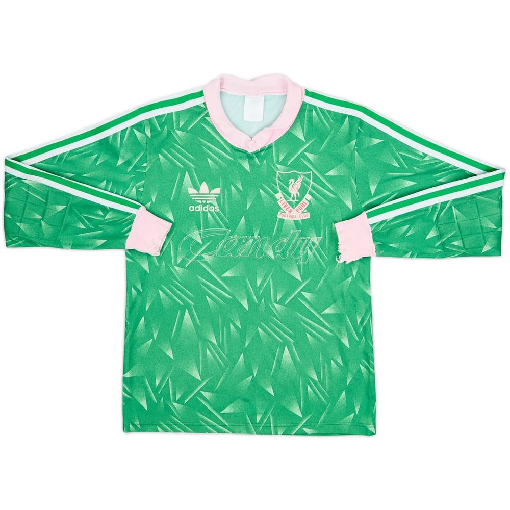 1989-91 Liverpool GK Shirt - 3/10 - (M.Boys)