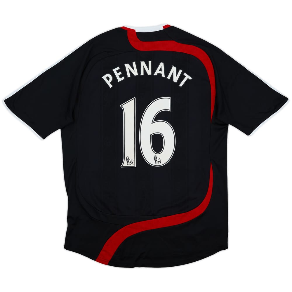 2007-08 Liverpool Third Shirt Pennant #16 - 8/10 - (M)
