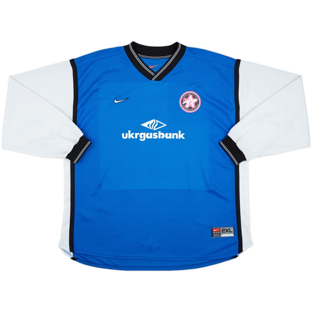 1999-00 CSKA Kyiv Away L/S Shirt - 9/10 - (XXL)