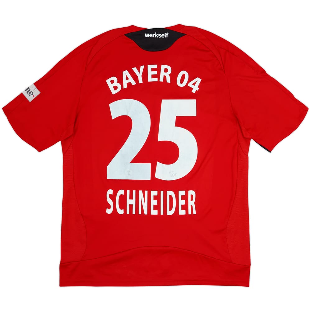 2008-10 Bayer Leverkusen Home Shirt Schneider #25 - 5/10 - (XL)