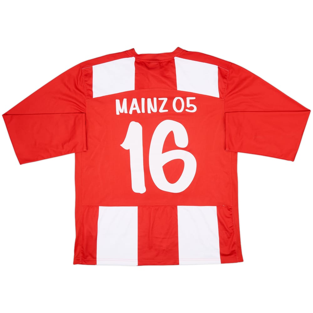 2009-10 FSV Mainz Youth Match Issue Home Shirt #16