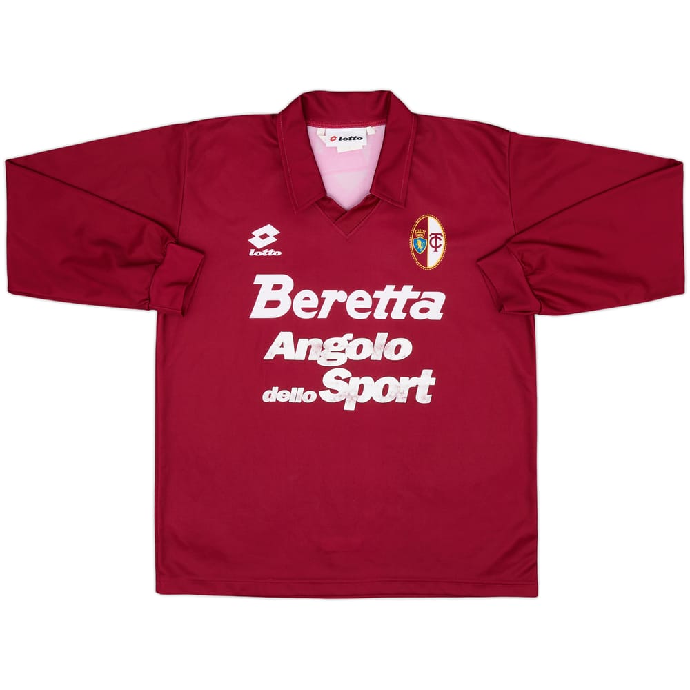 1993-94 Torino Signed Home L/S Shirt #11 - 6/10 - (15-16 Years)
