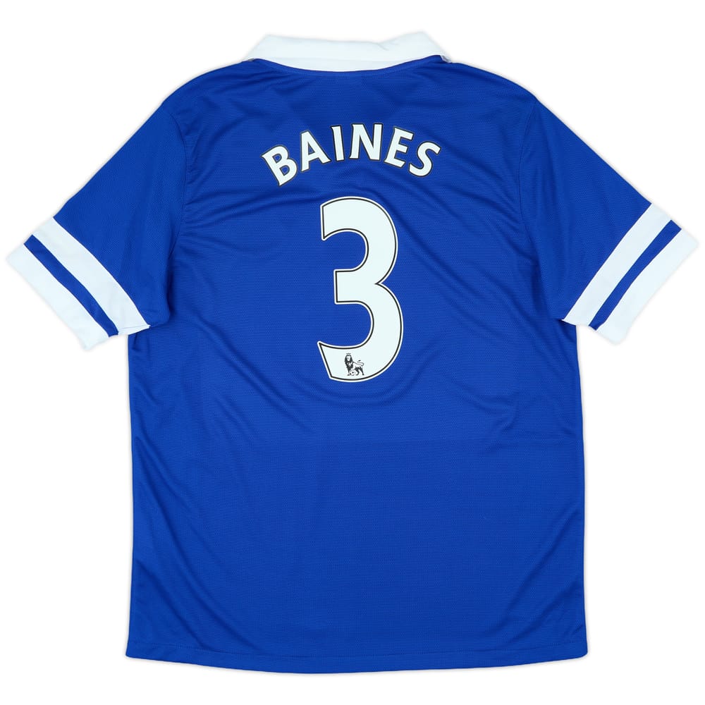 2013-14 Everton Home Shirt Baines #3 (XL)