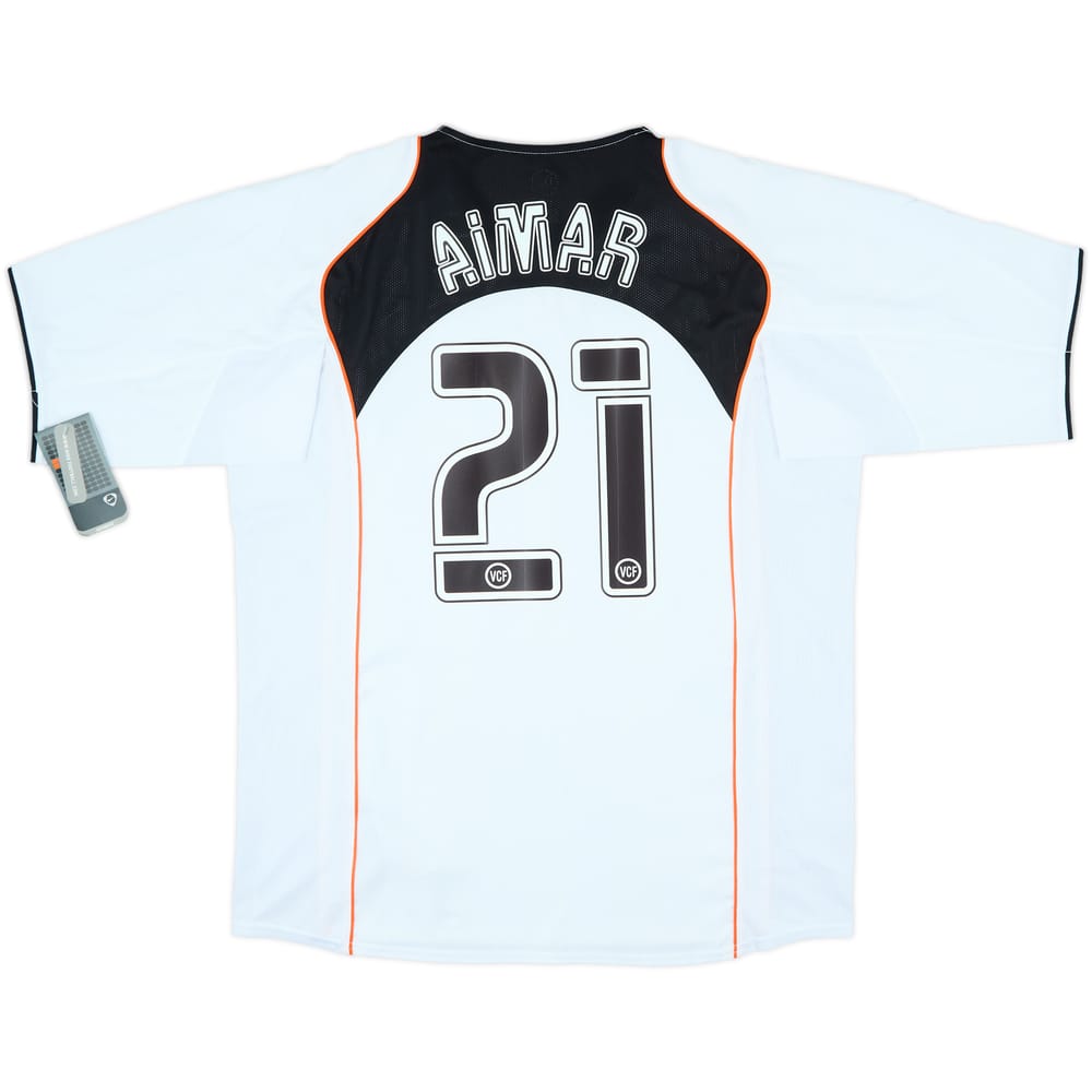 2004-05 Valencia Home Shirt Aimar #21 (XL)