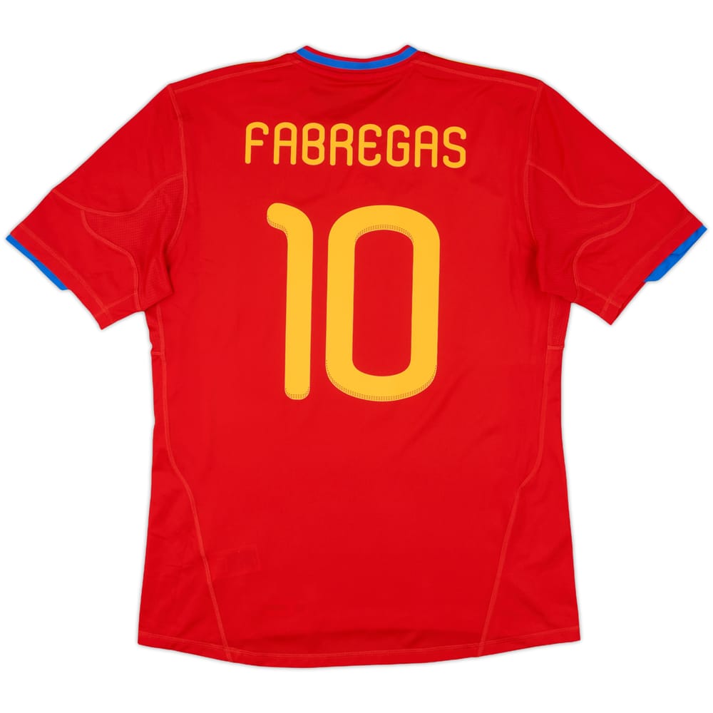 2009-10 Spain Home Shirt Fabregas #10 (L)