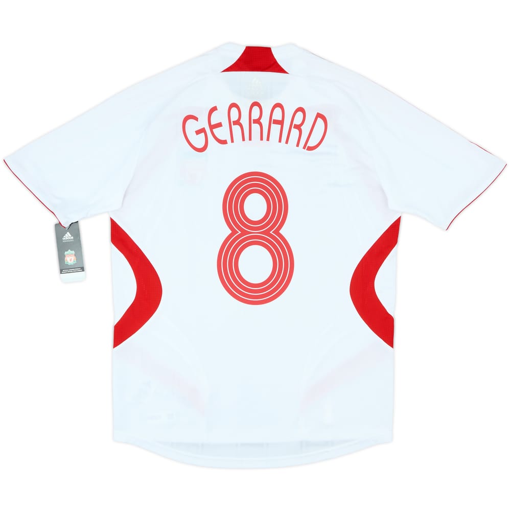 2007-08 Liverpool Away Shirt Gerrard #8 (M)