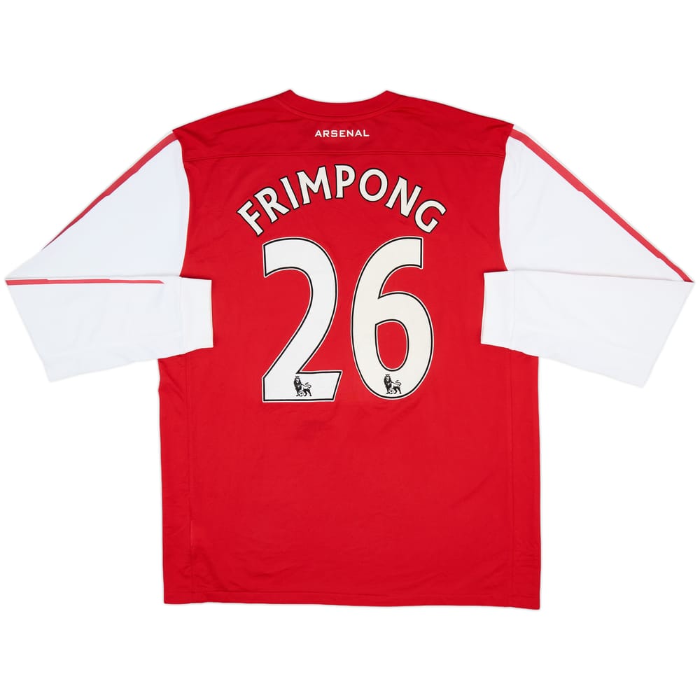 2011-12 Arsenal Home L/S Shirt Frimpong #26 - 9/10 - (XL)