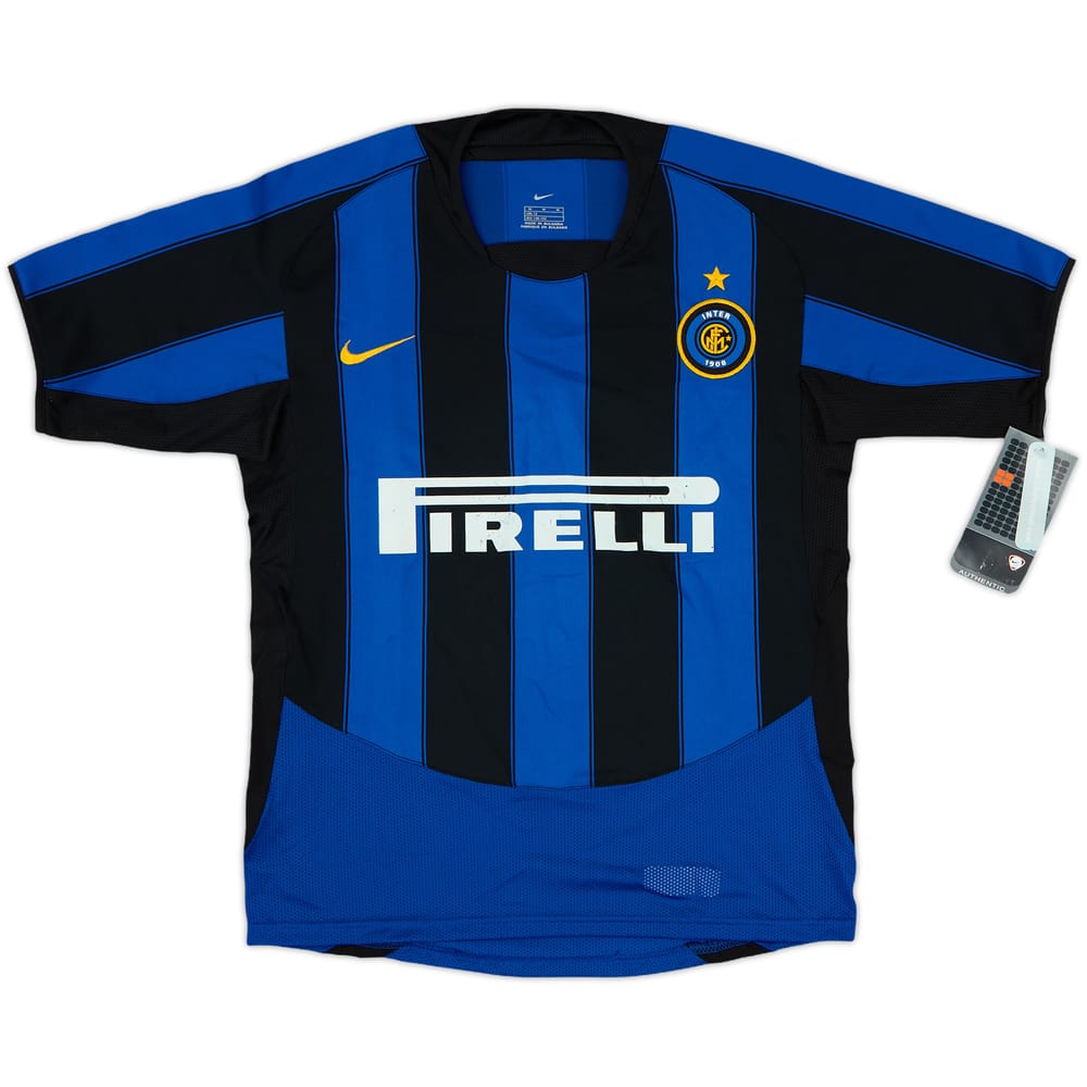 2003-04 Inter Milan Home Shirt (M.Boys)