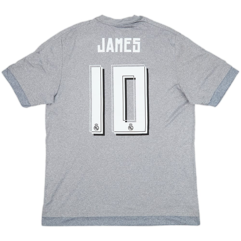 2015-16 Real Madrid Away Shirt James #10 - 10/10 - (L)
