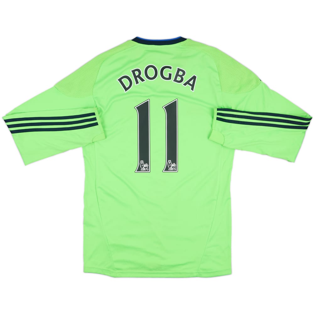 2010-11 Chelsea Third L/S Shirt Drogba #11 (S)