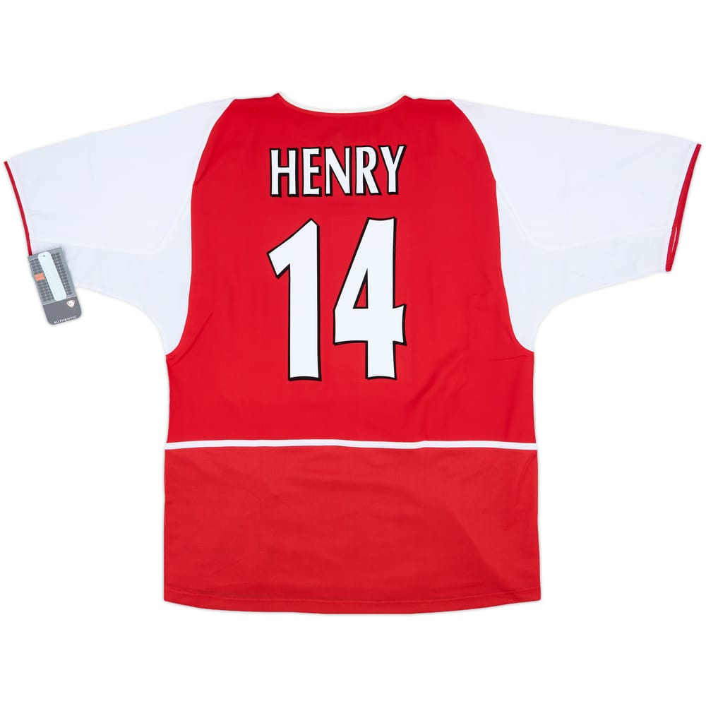 2002-04 Arsenal Home Shirt Henry #14 (L)