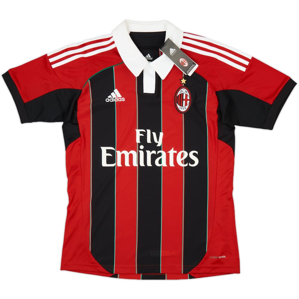 2012-13 AC Milan Home Shirt (XL.Boys)
