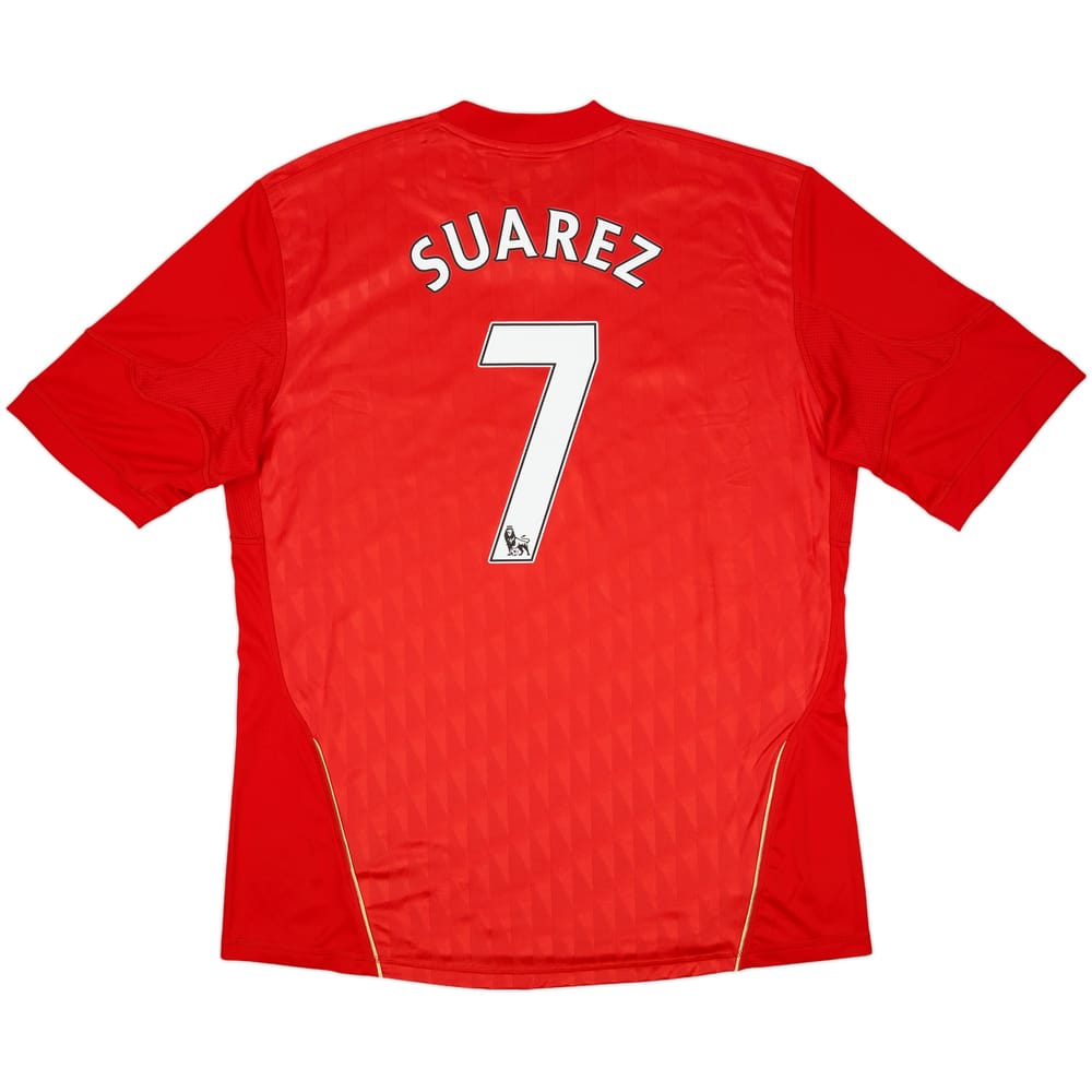 2010-12 Liverpool Home Shirt Suarez #7 (XL)