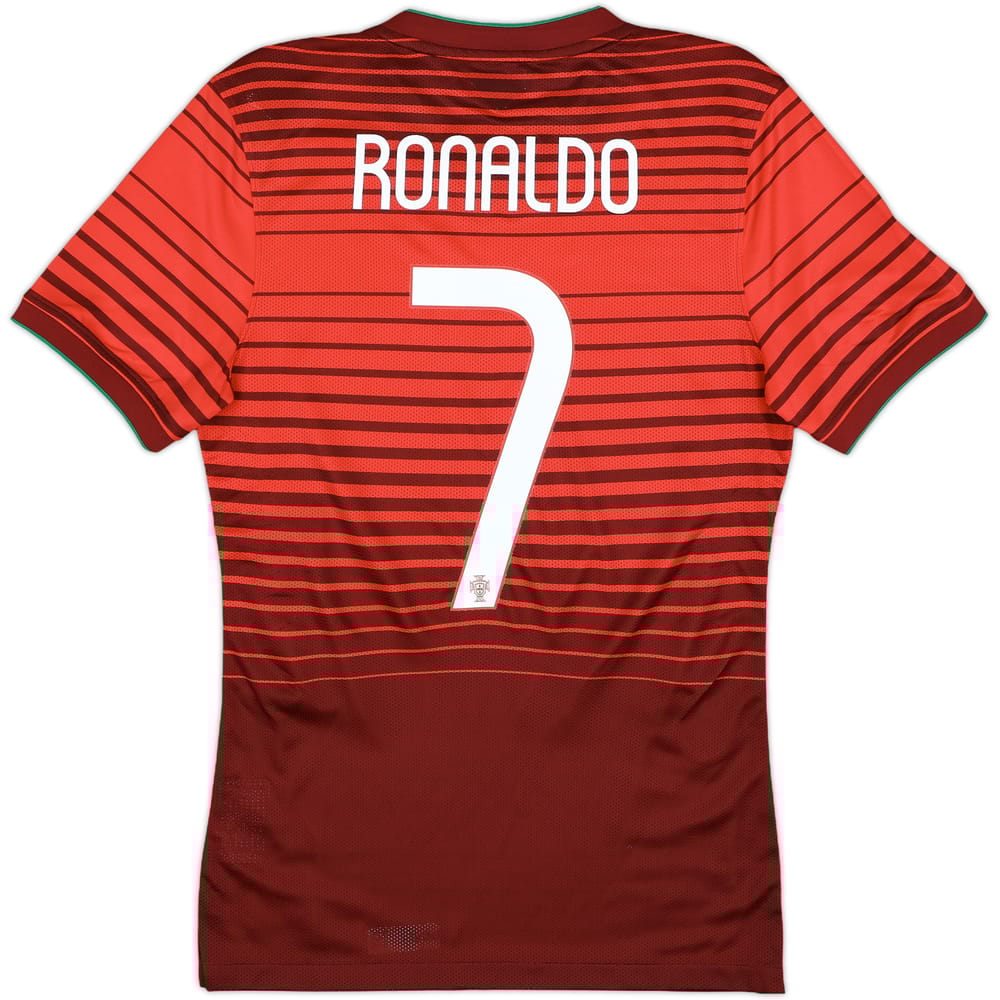 2014-15 Portugal Player Issue Home Shirt Ronaldo #7 (S)