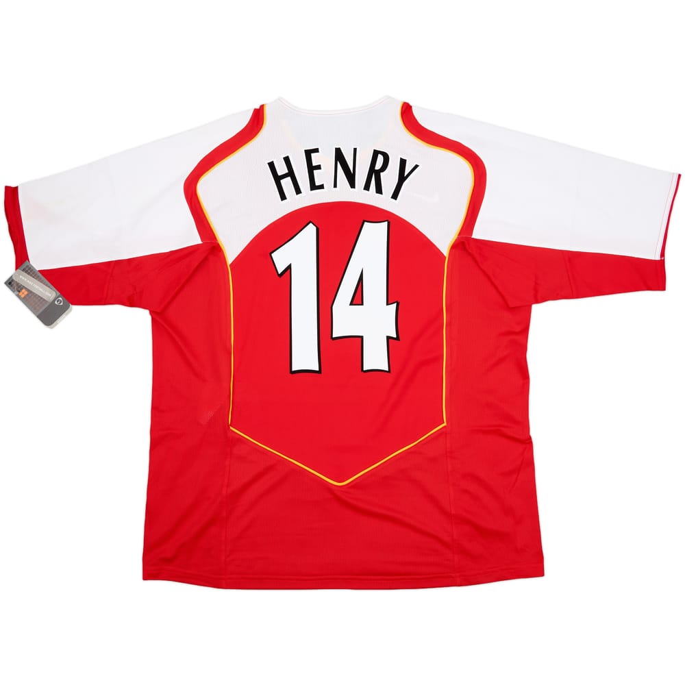 2004-05 Arsenal Home Shirt Henry #14 (XXL)