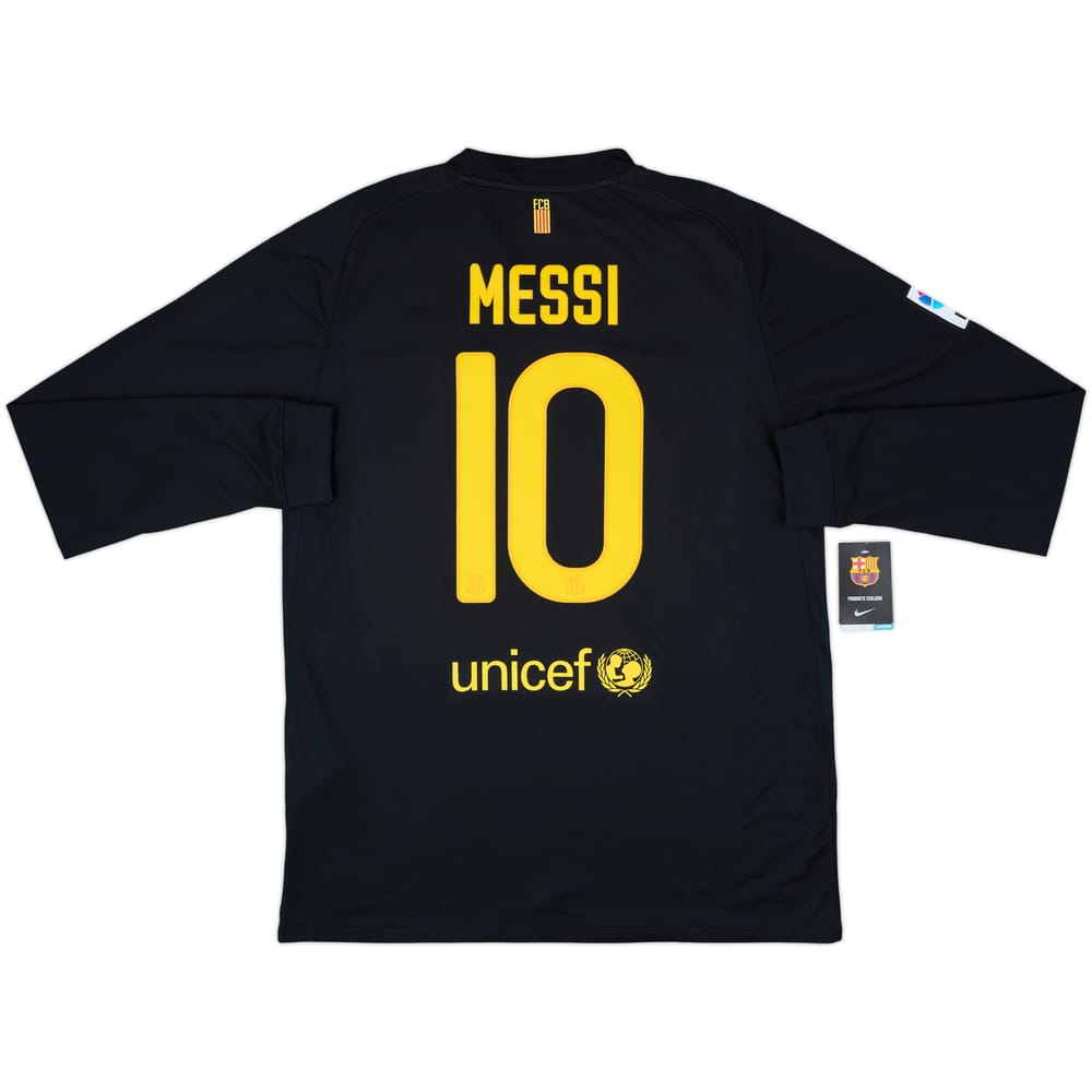 2011-12 Barcelona Away L/S Shirt Messi #10 (L)