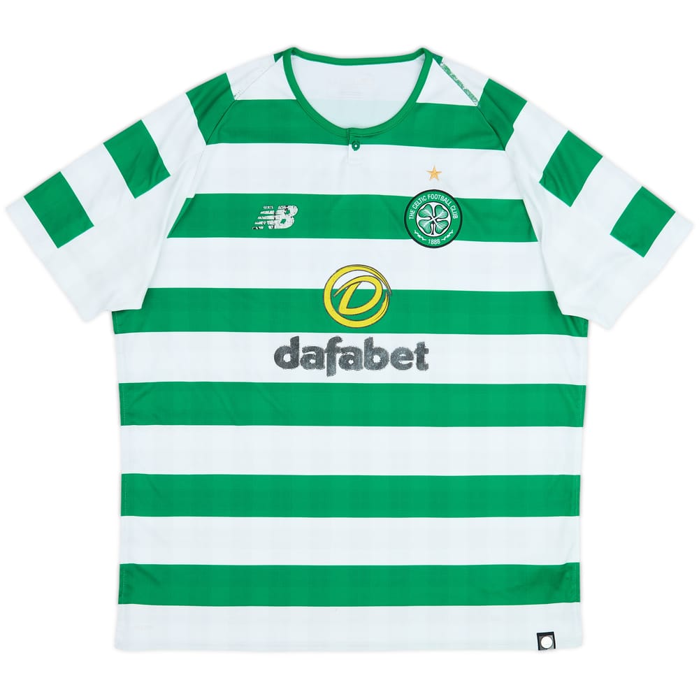 2018-19 Celtic Home Shirt - 4/10 - (XL)