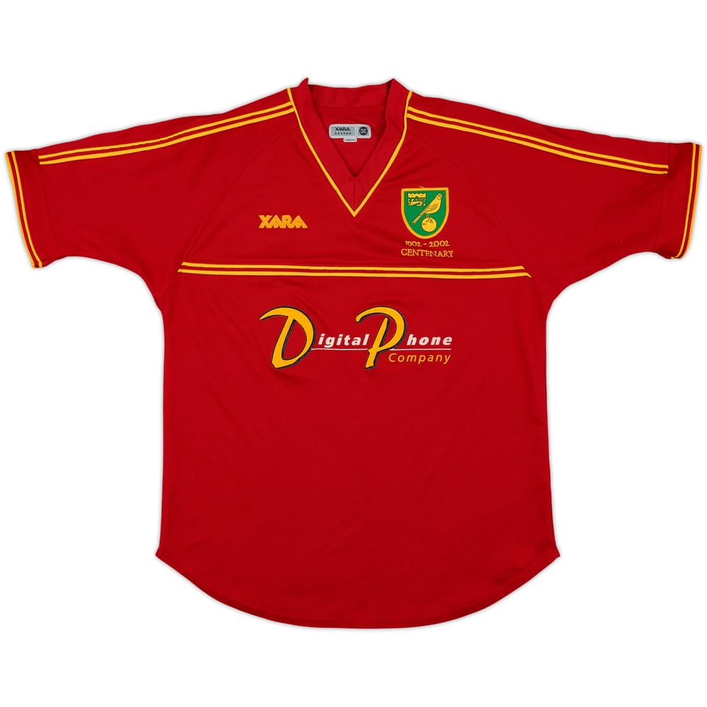2001-02 Norwich Camiseta Centenaria Visitante - 8/10 - (S)