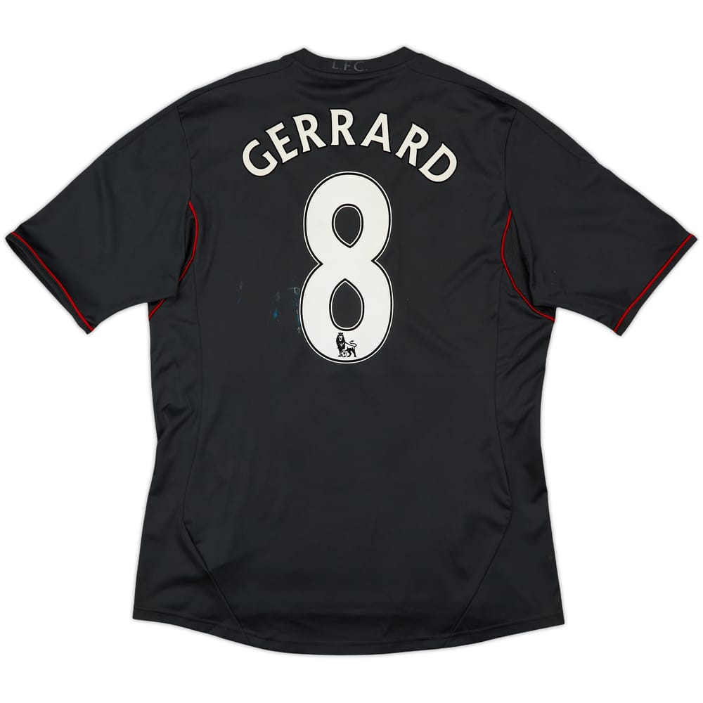 2011-12 Liverpool Away Shirt Gerrard #8 - 5/10 - (L)