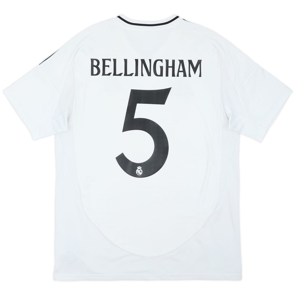 Camiseta de local del Real Madrid 2024-25 Bellingham #5 - 6/10 - (XL)