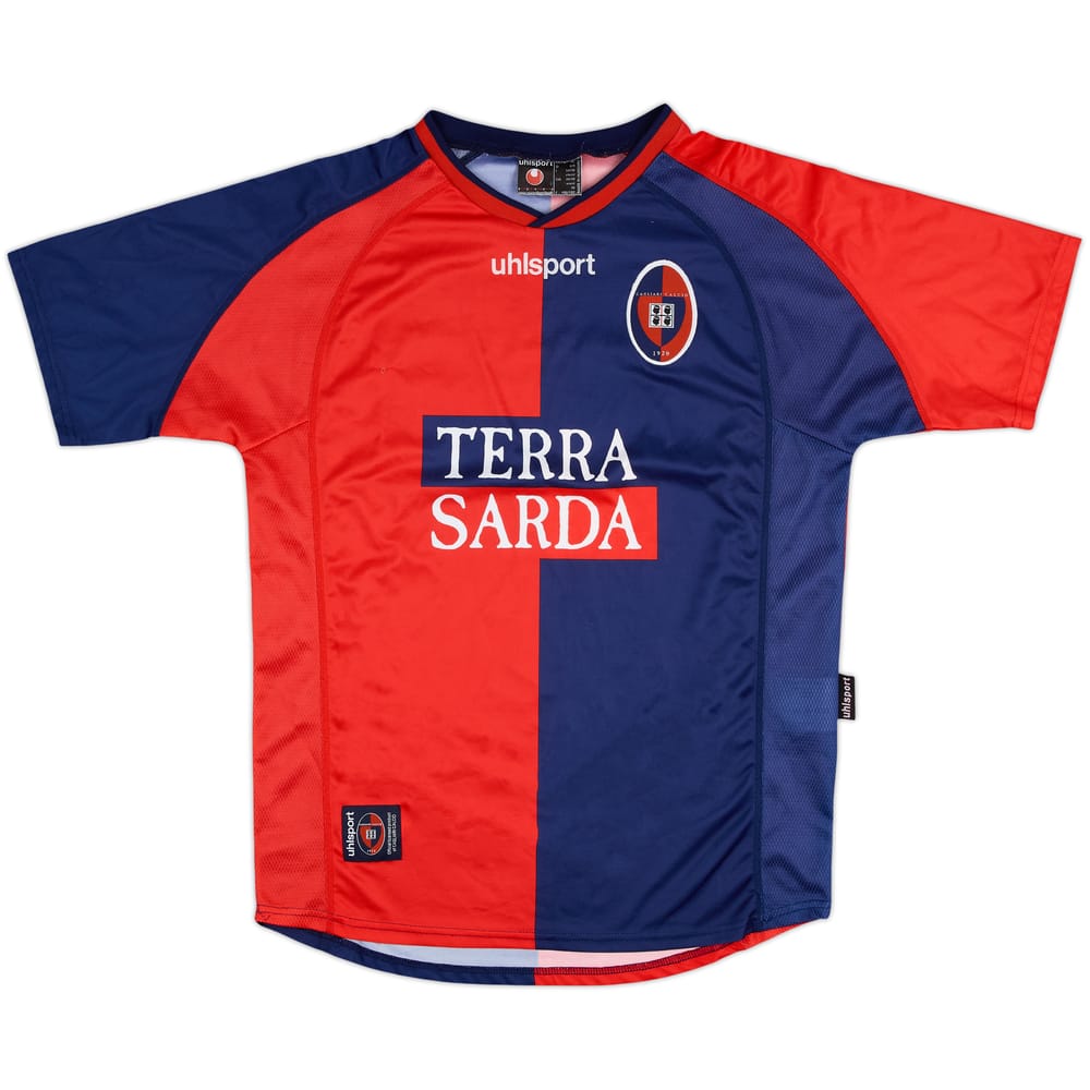 2001-02 Cagliari Home Shirt - 8/10 - (XL)