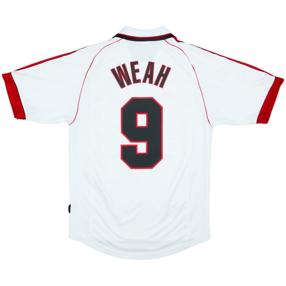 1998-99 AC Milan Away Shirt Weah #9 - 8/10 - (M)