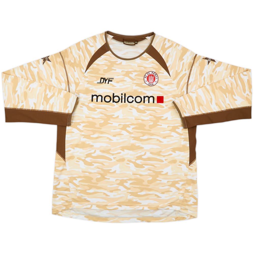 2005-06 St Pauli Home L/S Shirt - 8/10 - (XXL)