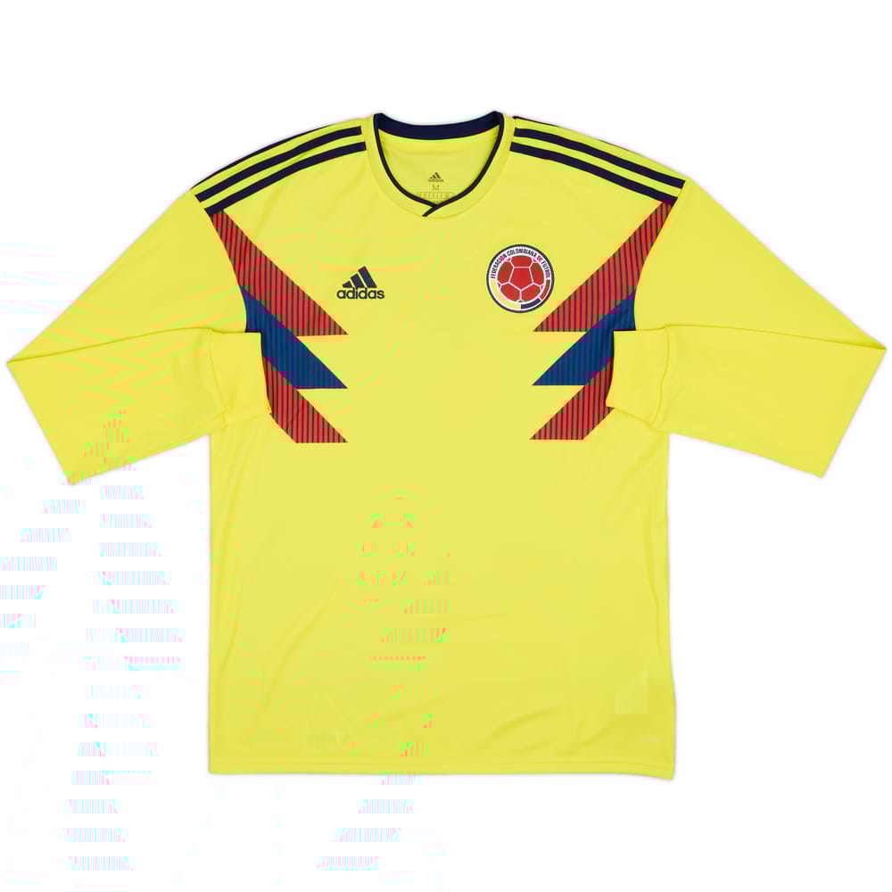 2018-19 Colombia Home L/S Shirt - 8/10 - (M)