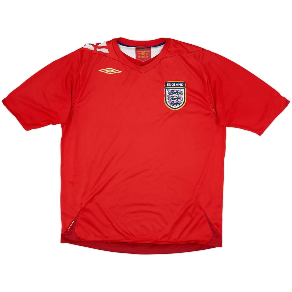 2006-08 England Away Shirt - 4/10 - (XL)