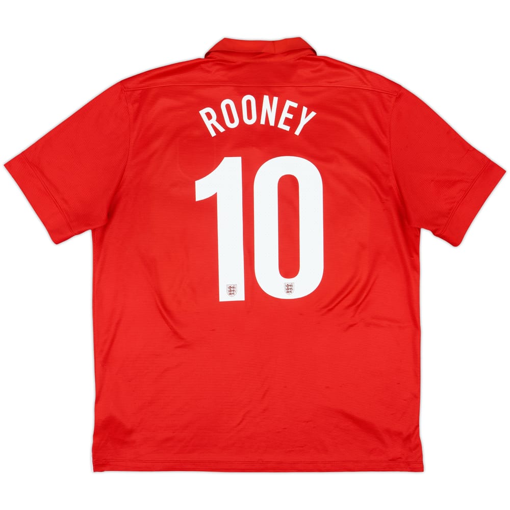 2013 England Away 150th Anniversary Shirt Rooney #10 - 8/10 - (XL)