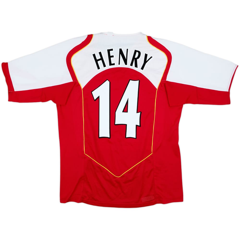 2004-05 Arsenal Home Shirt Henry #14 - 6/10 - (L)