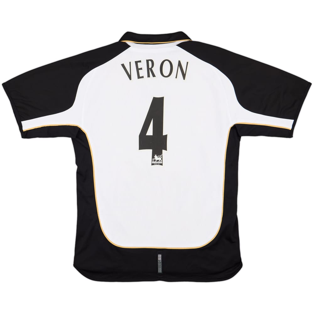 2001-02 Manchester United Centenary Away/Third Shirt Veron #4 - 8/10 - (L)