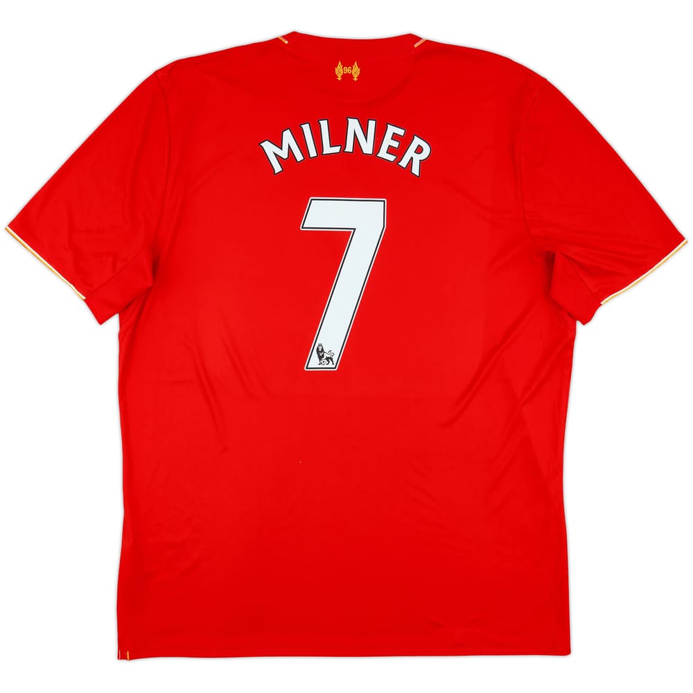 2015-16 Liverpool Home Shirt Milner #7 - 7/10 - (XXL)