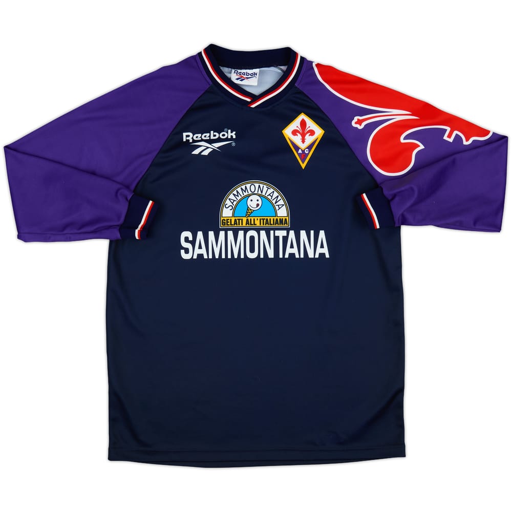 1995-96 Fiorentina Reebok Training L/S Shirt - 9/10 - (L)
