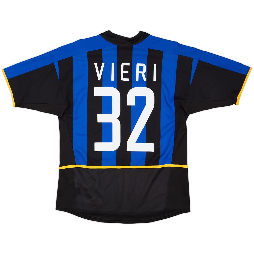 2002-03 Inter Milan Home Shirt Vieri #32 - 7/10 - (M)