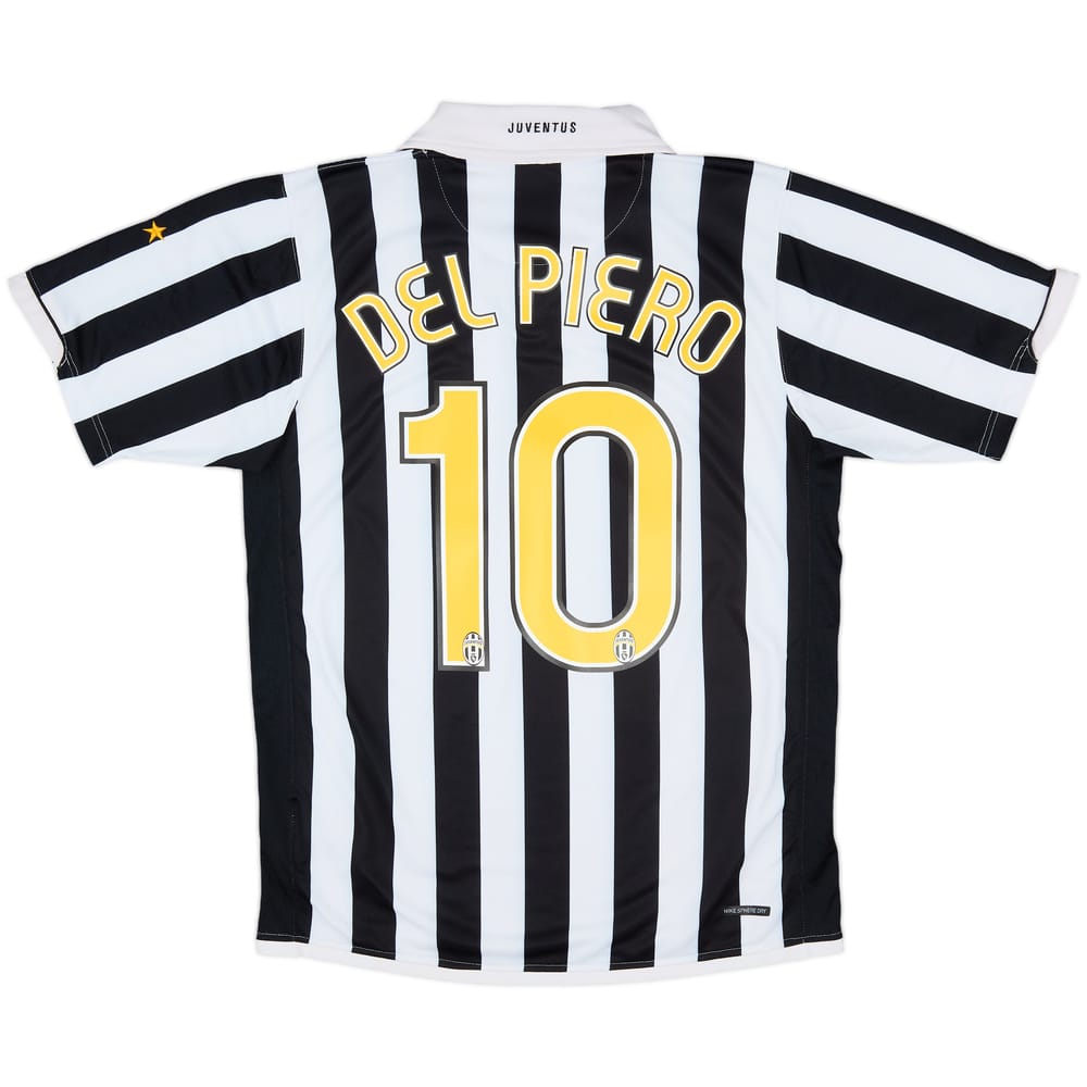 2006-07 Juventus Home Shirt Del Piero #10 - 8/10 - (M)