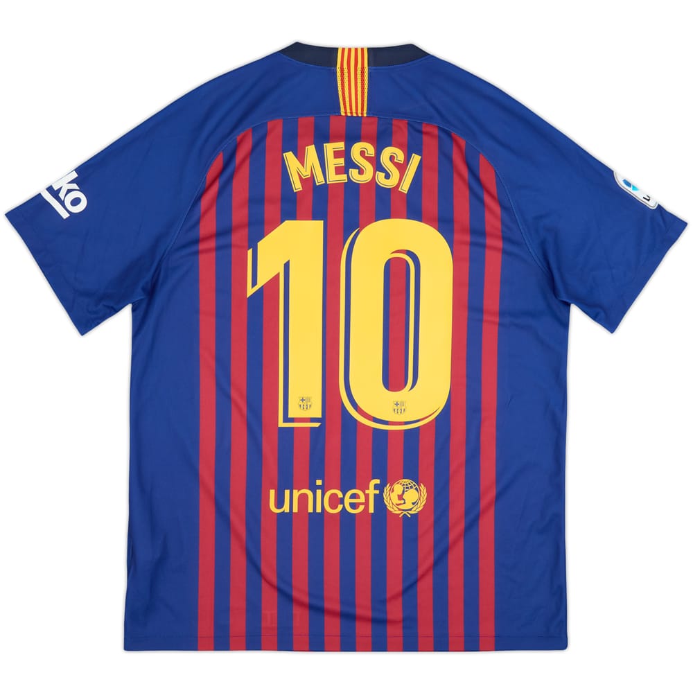 2018-19 Barcelona Camiseta de local Messi #10 - 10/10 - (L)