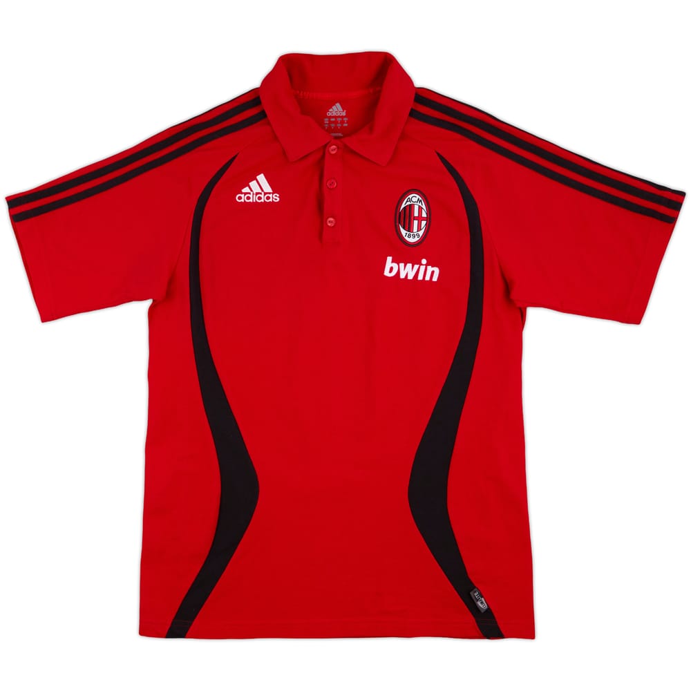 2006-07 AC Milan adidas Polo Shirt - 8/10 - (M)