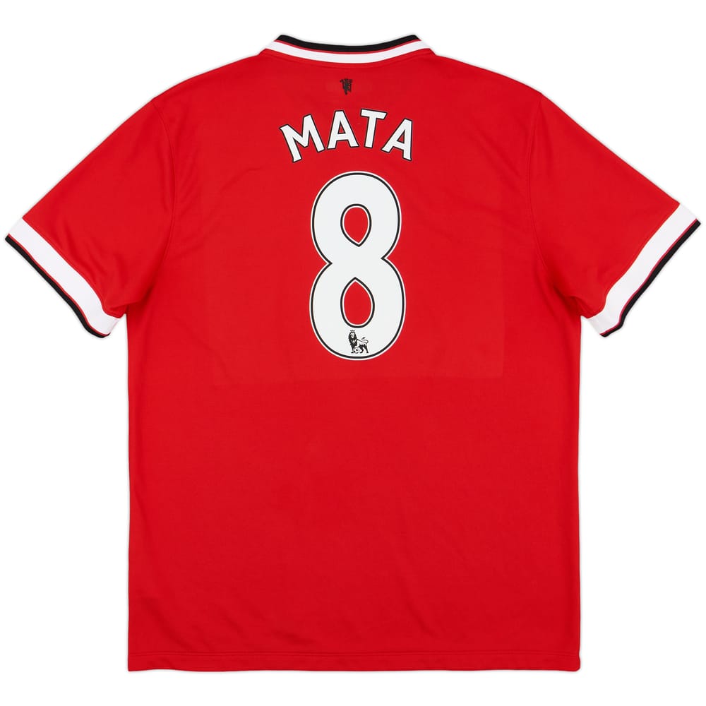 2014-15 Manchester United Home Shirt Mata #8 - 9/10 - (L)