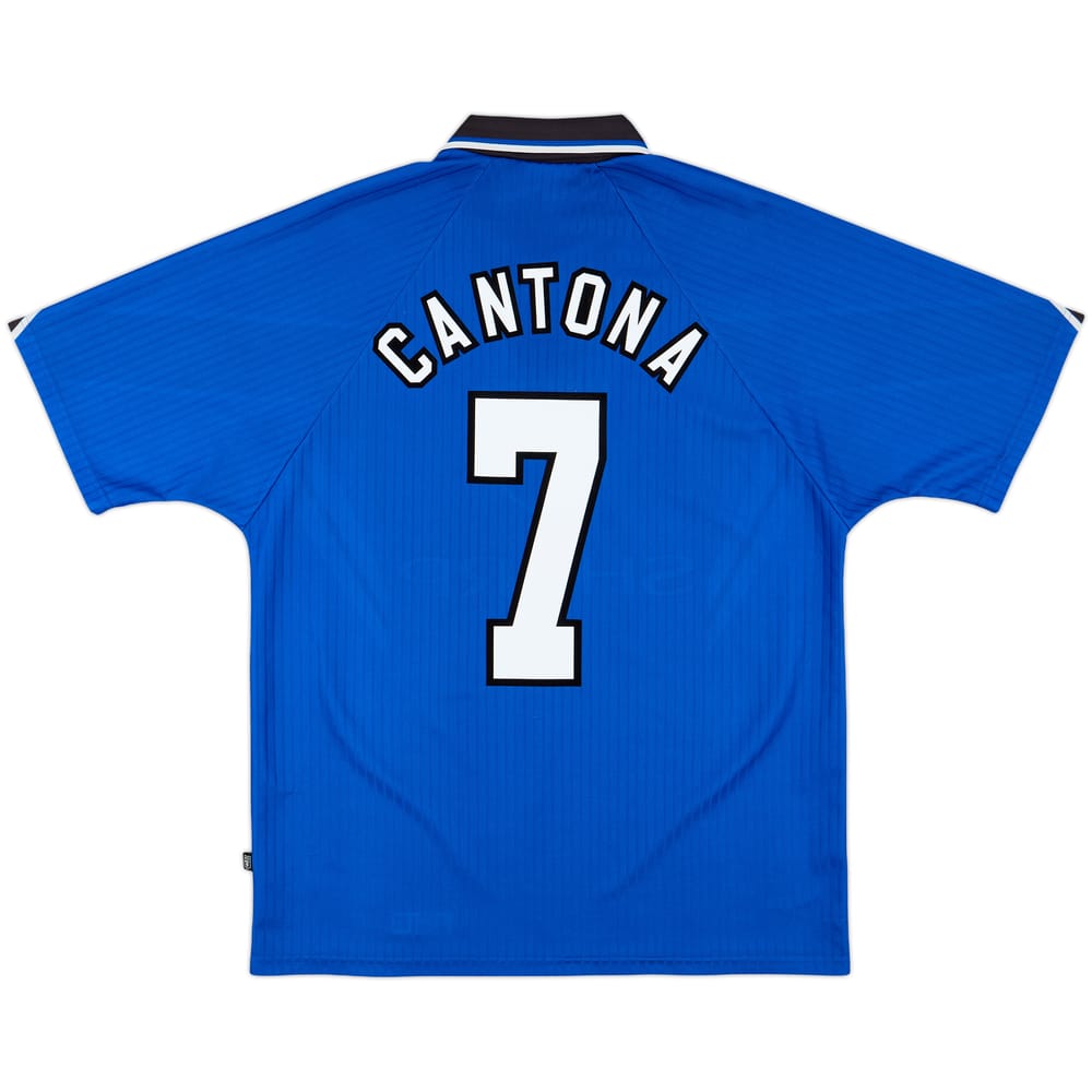 1996-98 Manchester United Third Shirt Cantona #7 - 9/10 - (L)