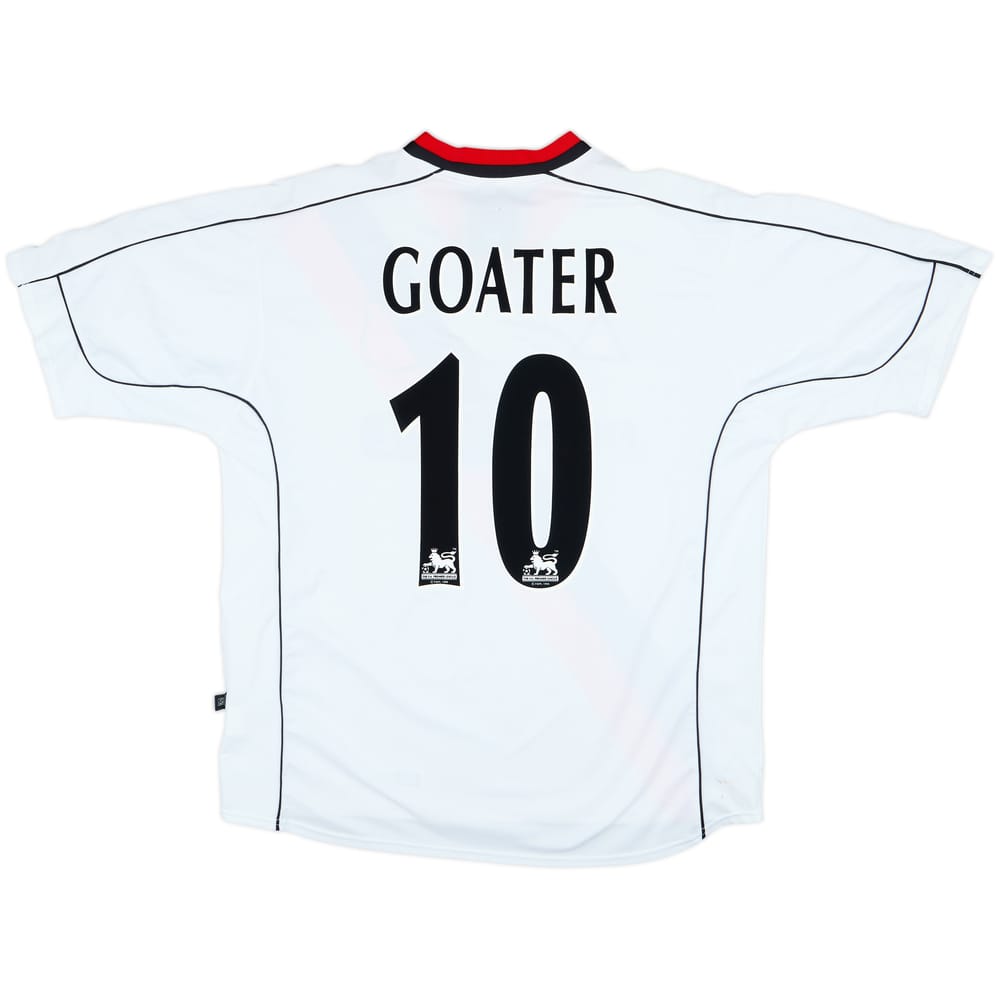 2002-03 Manchester City Away Shirt Goater #10 - 9/10 - (L)