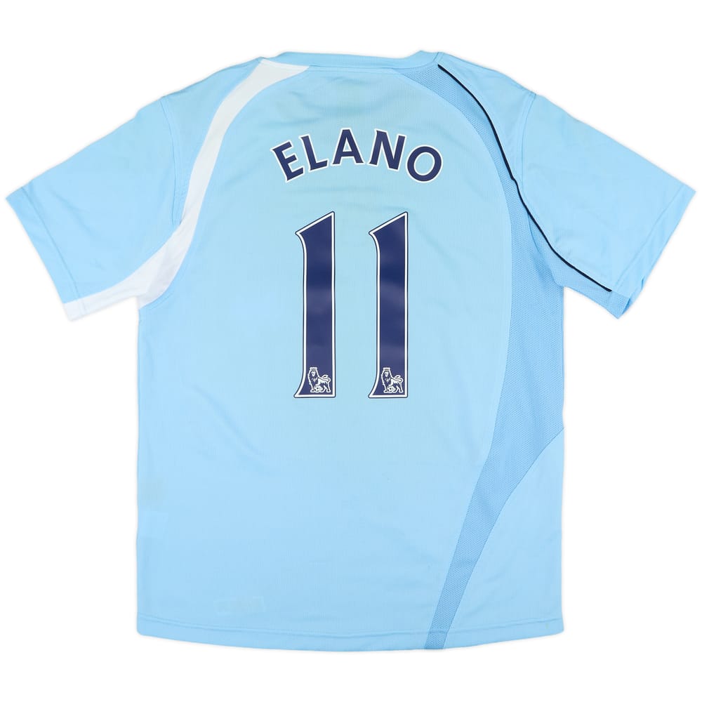 2008-09 Manchester City Home Shirt Elano #11 - 6/10 - (M)