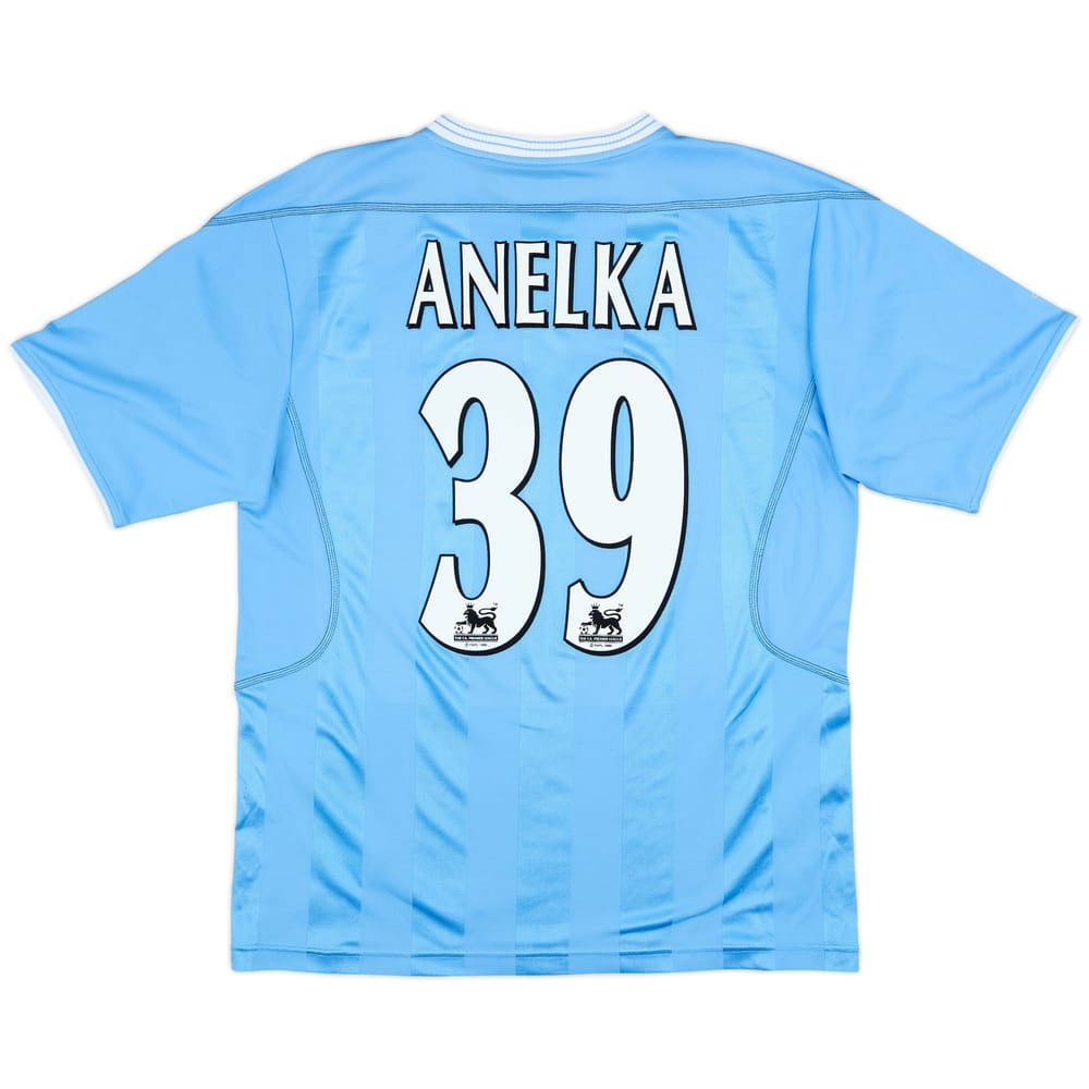 2003-04 Manchester City Home Shirt Anelka #39 - 8/10 - (M)