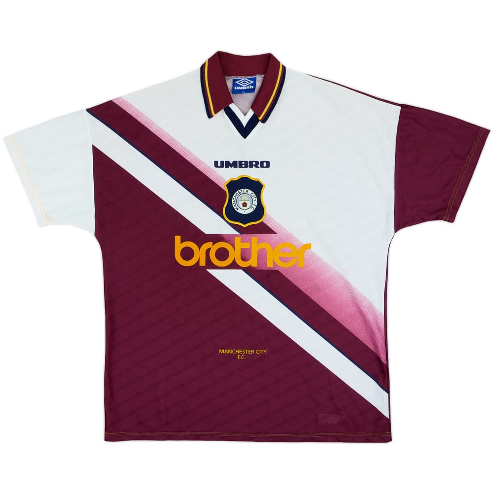 1996-97 Manchester City Away Shirt - 8/10 - (XL)