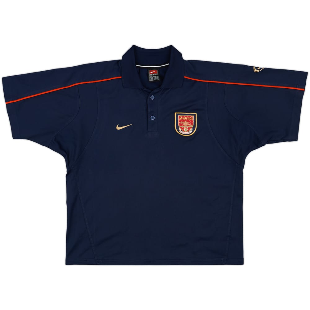 2001-02 Arsenal Nike Polo Shirt - 9/10 - (S)