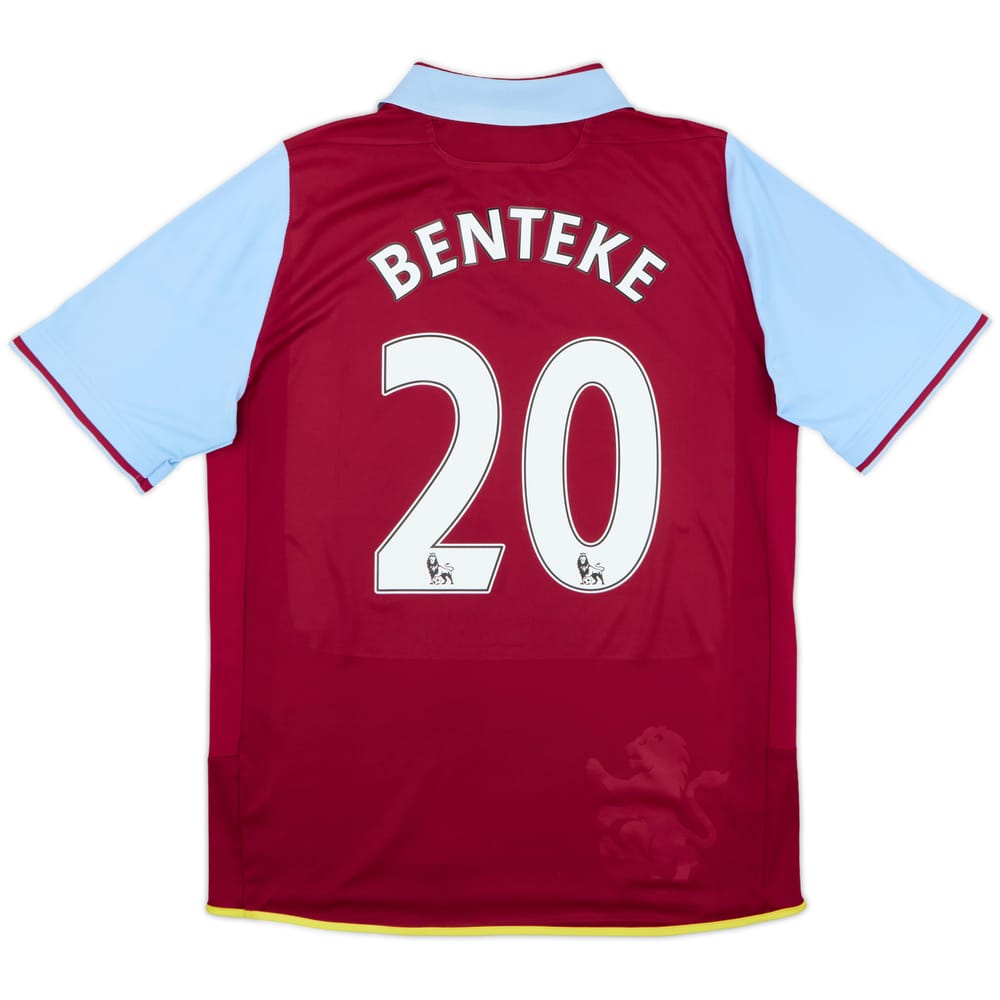 2012-13 Aston Villa Home Shirt Benteke #20 - 6/10 - (M)