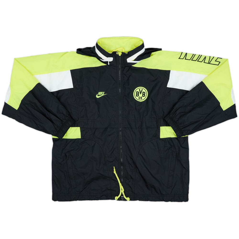 1996-97 Borussia Dortmund Nike Hooded Rain Jacket - 8/10 - (XL)