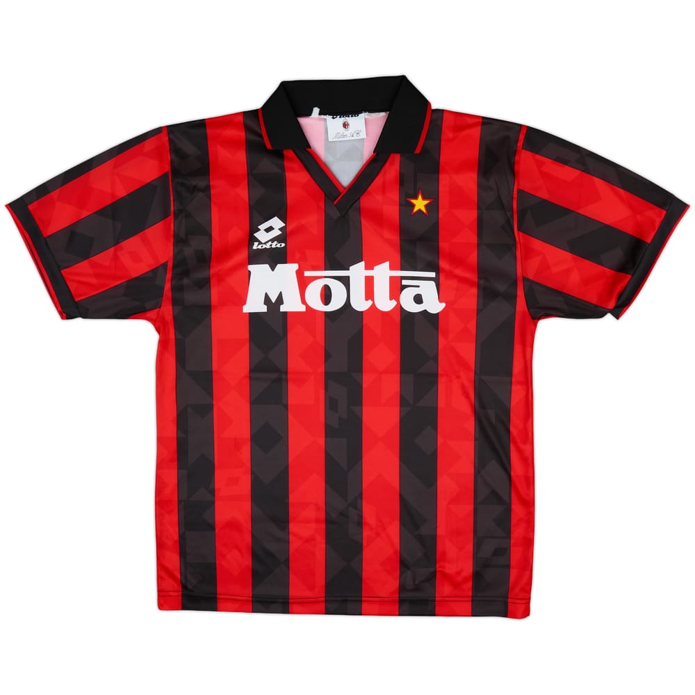 1993-94 AC Milan Home Shirt - 8/10 - (L)