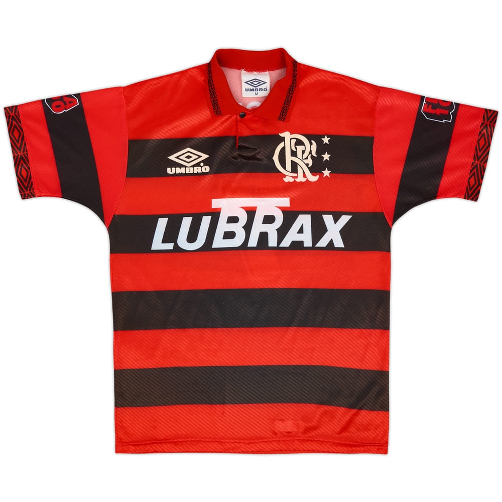 1994-95 Flamengo Centenary Home Shirt #7 - 9/10 - (M)