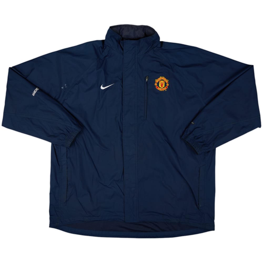 2005-06 Manchester United Nike Hooded Rain Jacket - 7/10 - (XXL)
